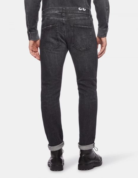 Men Icon Regular-Fit Stretch Denim Jeans Jeans Dondup