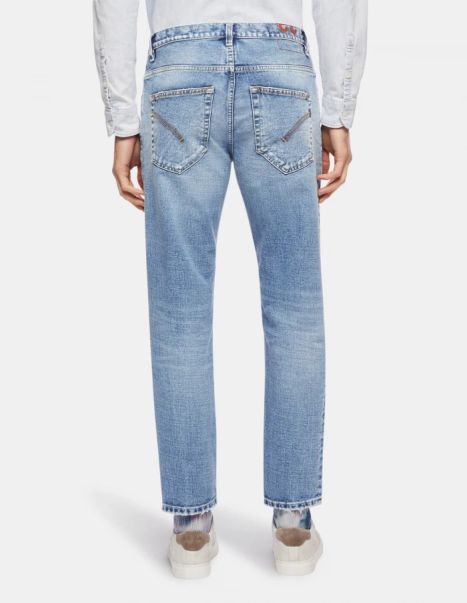 Brighton Carrot-Fit Rigid Denim Jeans Men Dondup Jeans