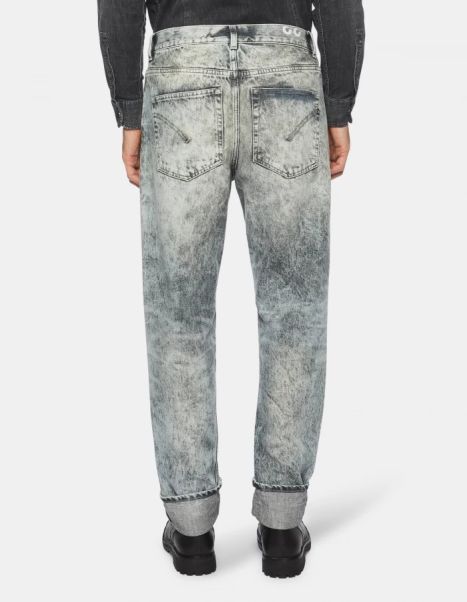 Paco Loose-Fit 34-Inch Jeans In Rigid Denim Dondup Men Jeans