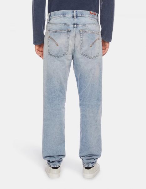 Paco Loose-Fit 34-Inch Jeans In Rigid Denim Men Dondup Jeans
