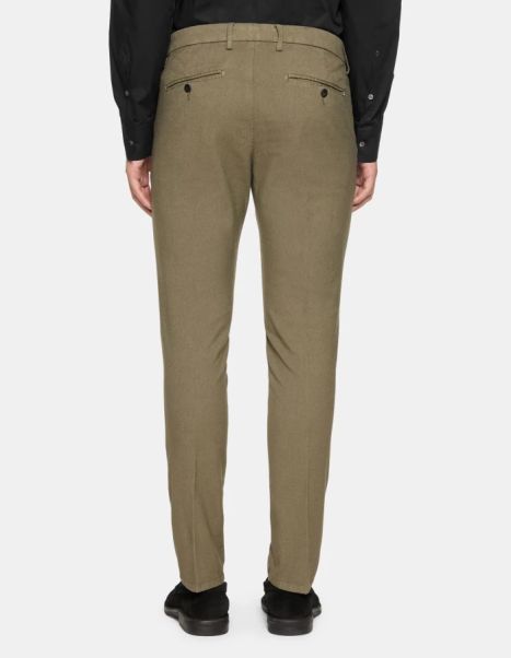 Men Dondup Ral Regular-Fit Cotton Trousers Pants