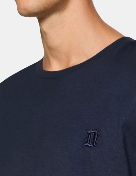 Blac Men Regular-Fit Jersey T-Shirt T-Shirts Dondup
