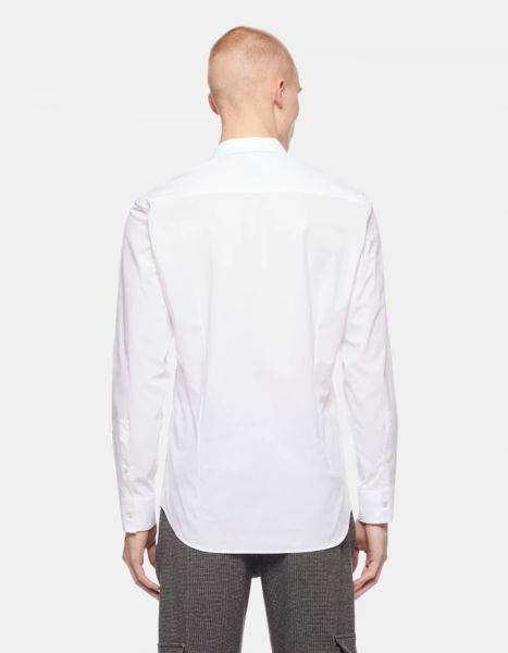 Shirts Slim-Fit Poplin Shirt White Men Dondup