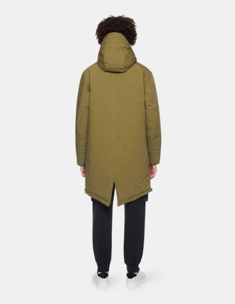 Men Coats And Jackets Loose-Fit Parka In Technical Fabric Dondup