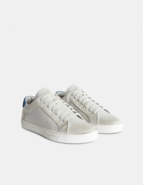 Men Accessories Antiqued Leather Trainers Dondup